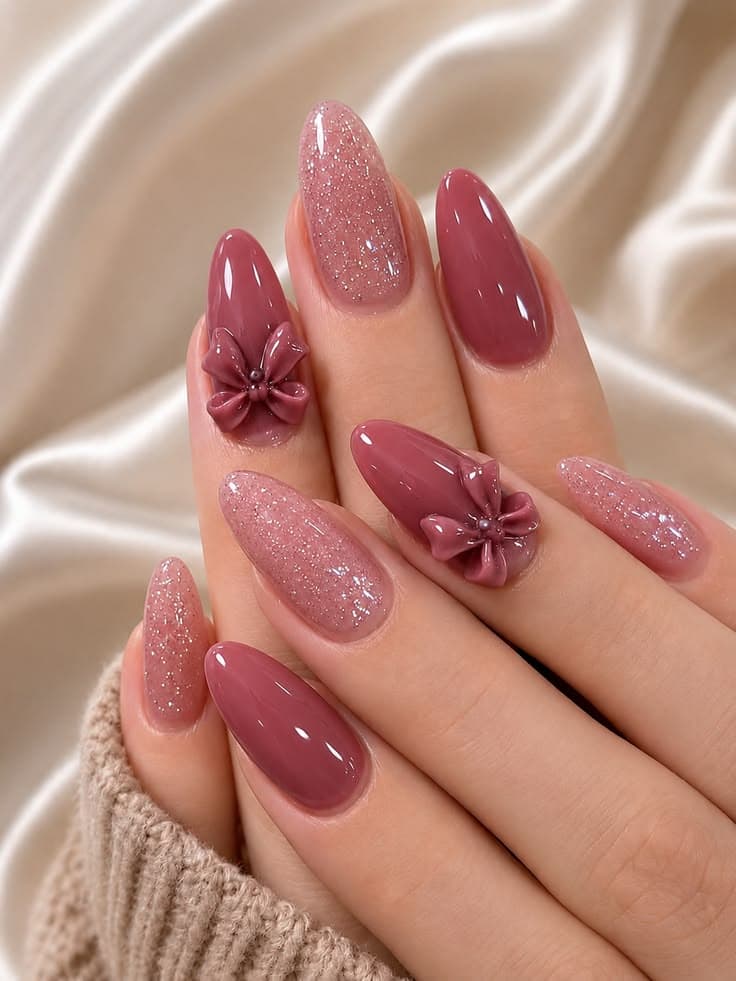 Soft Gel Extensions nail design by Nails by Soundraya