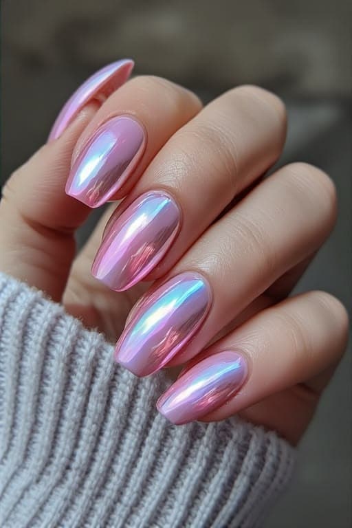Chrome Nails nail design by Nails by Soundraya
